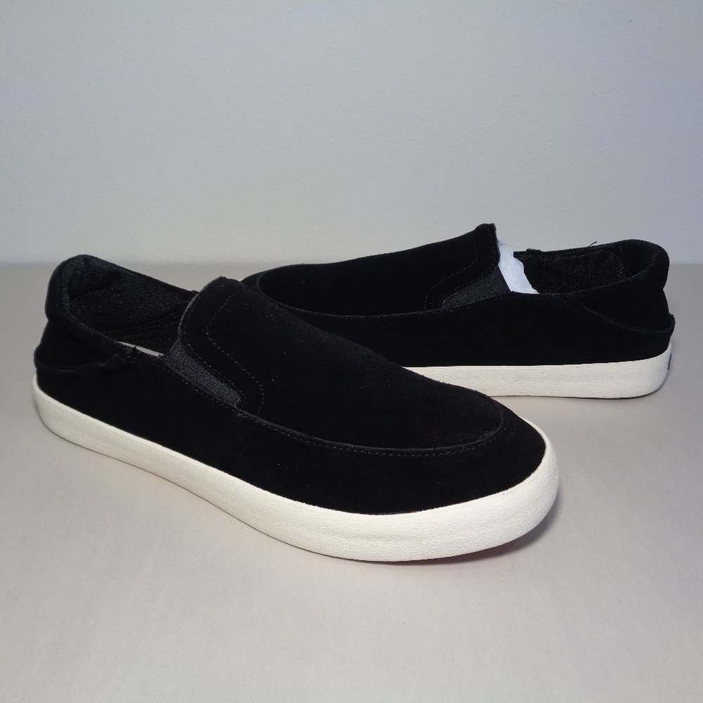Staheekum Size 12 M FLIPSIDE Black Suede Slip On Loafers New Men's Shoes